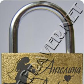 АртГравер - весільні замочки з індивідуальним грав Аксесуари на ваше весілля