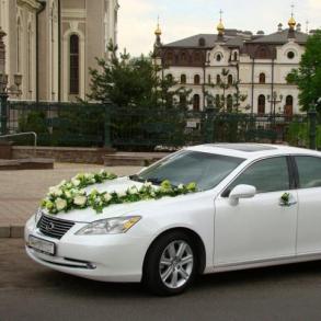 Автомобиль на свадьбу в Донецке, белый  Lexus от 2