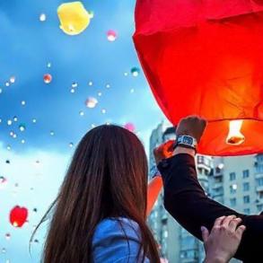 НЕБЕСНІ ЛІХТАРИКИ Ексклюзив на ваше весілля