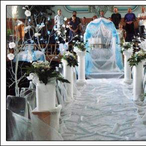 Оформлення: Тканиною, квітами, кульками, спецефект... Оформлення Та Декор на ваше весілля