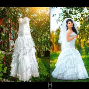 Продам шикарну  весільну сукню!! 3000 грн  + ТОРГ