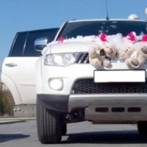 Mitsubishi Pajero на свадьбу Автомобильный кортеж на свадьбу