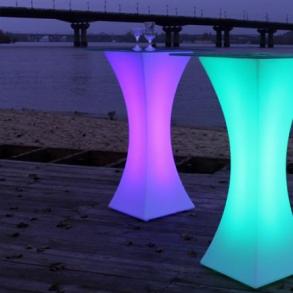 Светящиеся фуршетные столы. Светящиеся фуршетные столы.