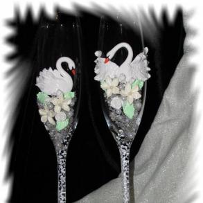 Весільні бокали та свічки Аксесуари на ваше весілля