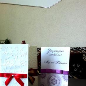 Весільні запрошення Свадебные Приглашения на вашу свадьбу